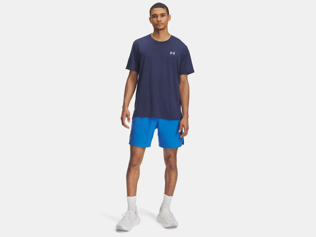 Under Armour Launch 7" Shorts (Men's) - Blue Atlantis / Washed Navy / Reflective