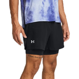 Under Armour Launch 5" 2-IN-1 Shorts (Mens) - Black