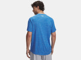 Under Armour Tech Textured Short Sleeve (Men's) - Blue Atlantis / White