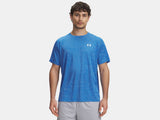 Under Armour Tech Textured Short Sleeve (Men's) - Blue Atlantis / White
