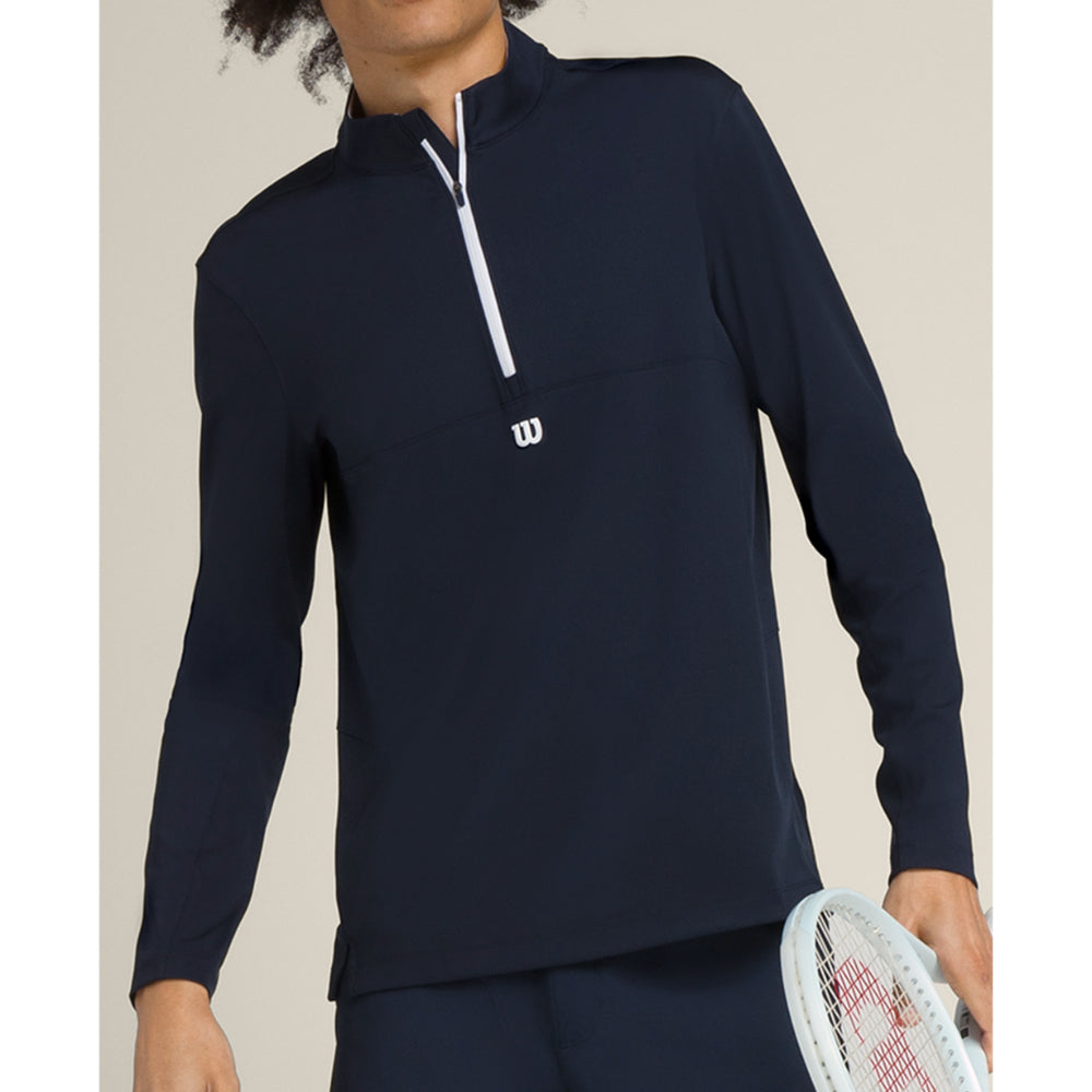 Wilson Elevate Performance 1/2 Zip (Mens) - Classic Navy