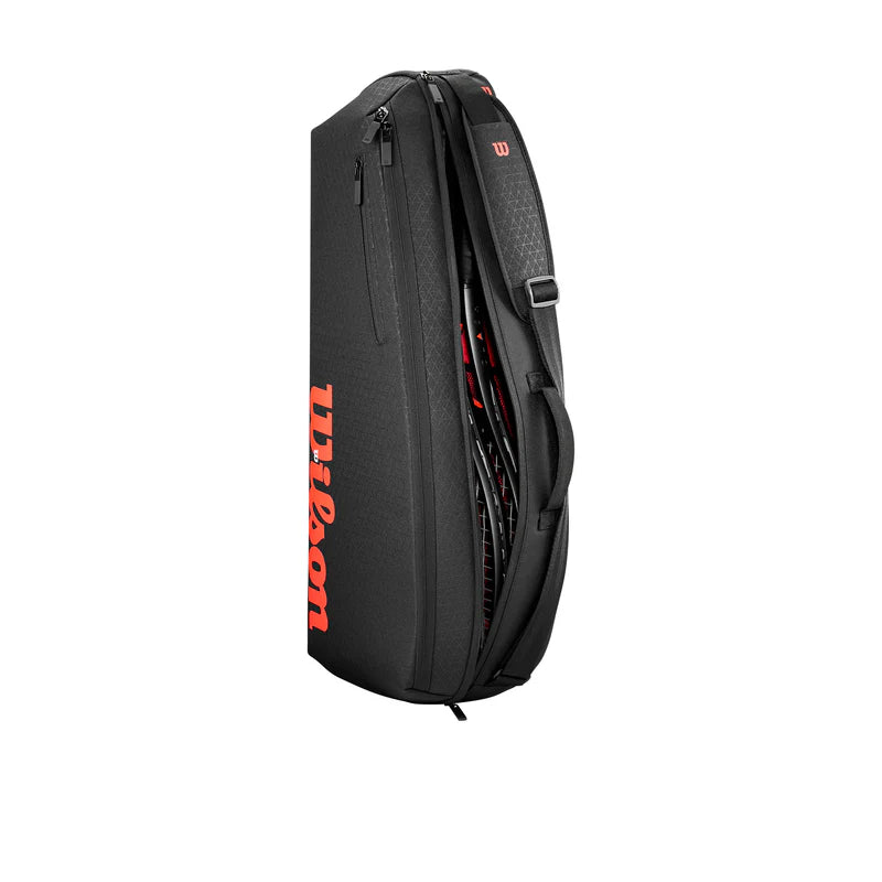 Wilson Clash V3 3 Pack Racket Bag Black/Red