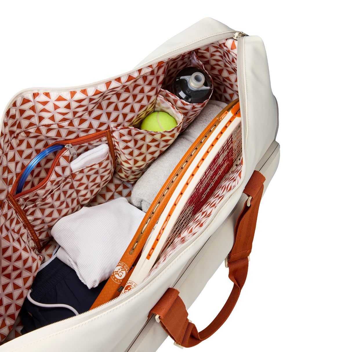 Wilson Roland Garros 2025 Large Duffel Bag - Cream / Clay