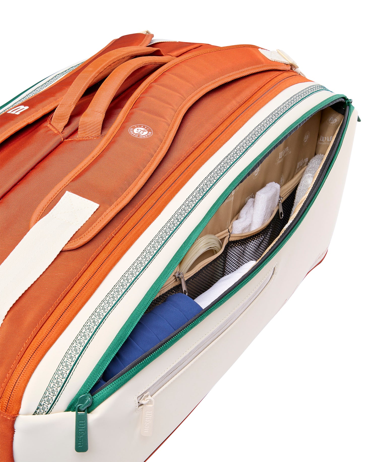 Wilson Roland Garros 2026 9PK Racket Bag - Cream