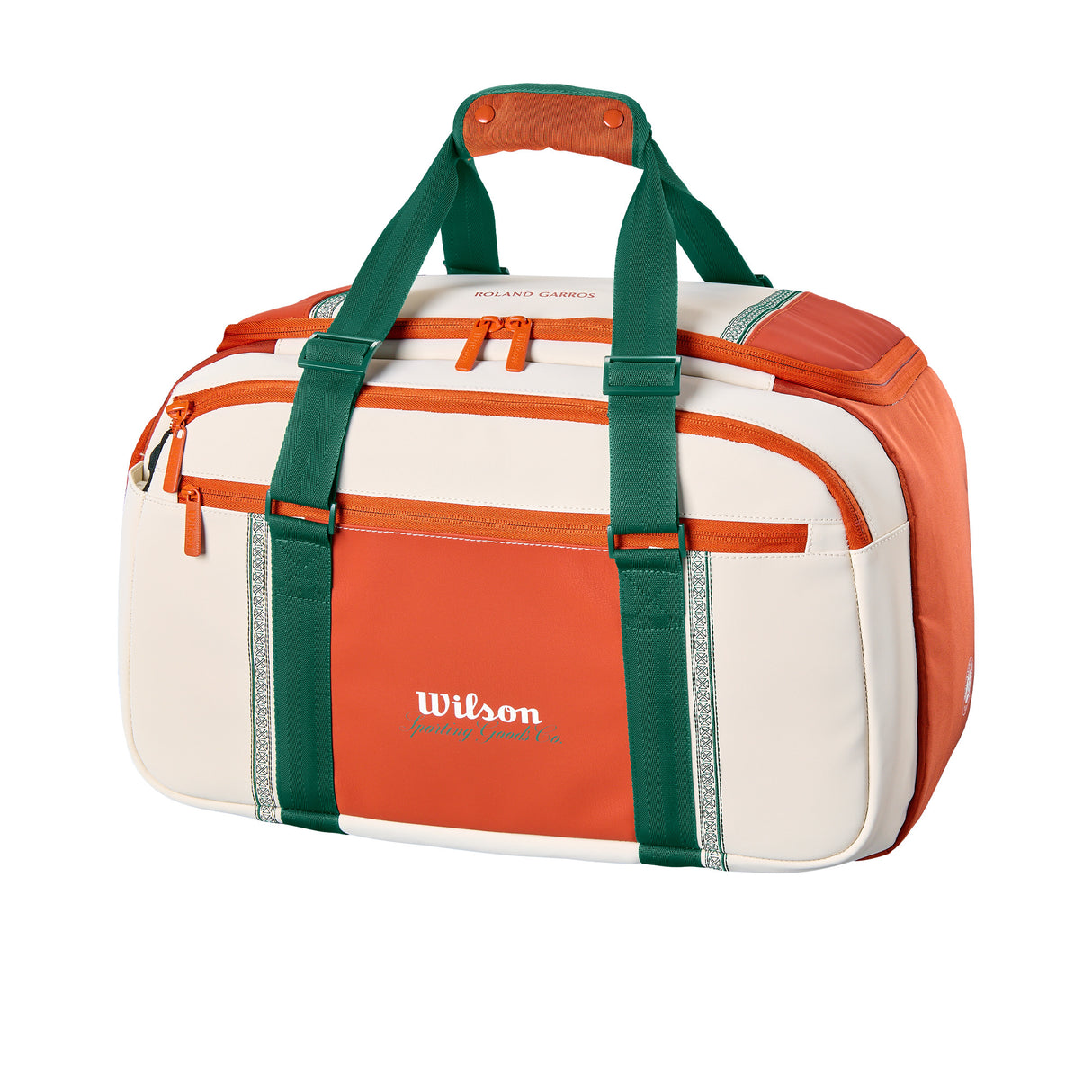 Wilson Roland Garros 2026 Small Duffel Bag - Cream/Clay