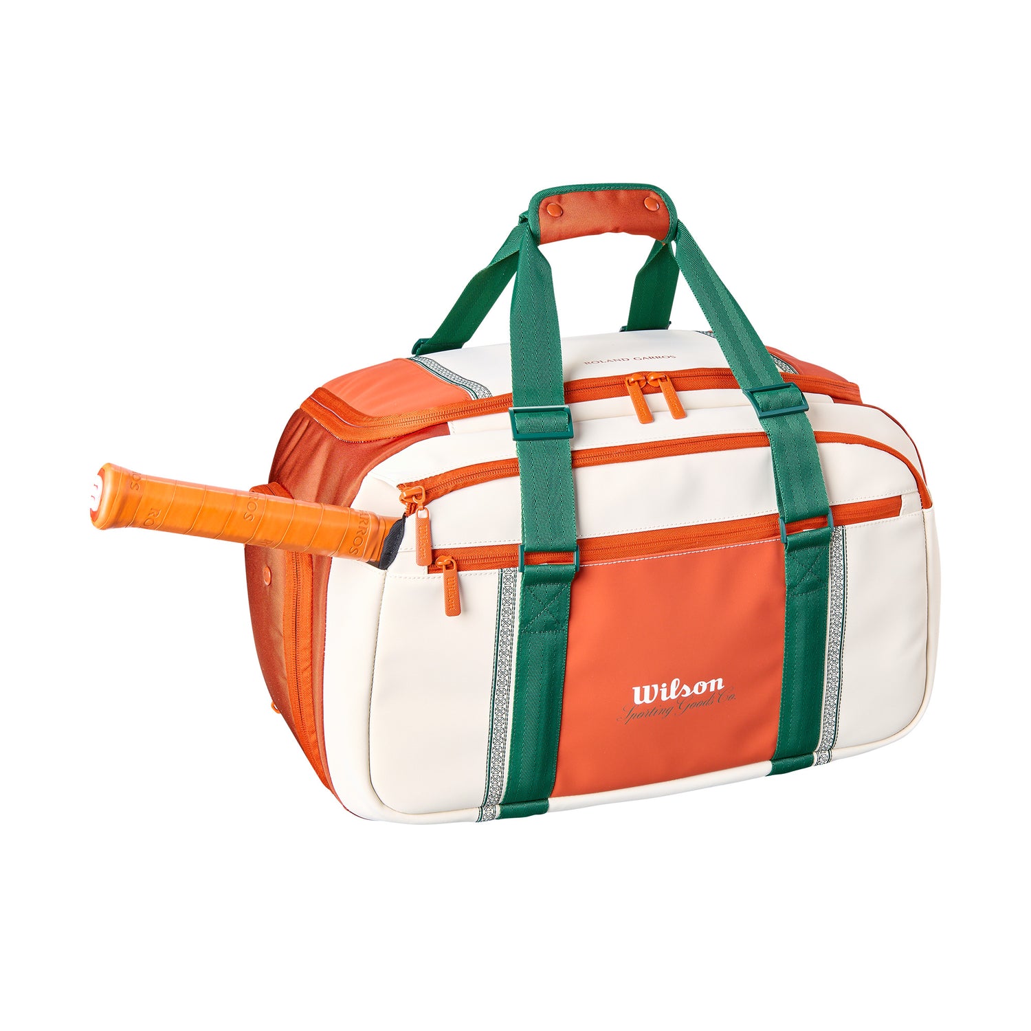 Wilson Roland Garros 2026 Small Duffel Bag - Cream/Clay