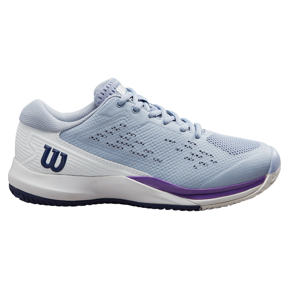 Wilson Rush Pro Ace All Court Tennis Shoes (Ladies) - Eventide/White/Royal Lilac