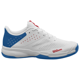 Wilson Kaos Stroke 2.0 All Surface Tennis Shoe (Mens) - White/Deja Vu Blue/Wilson Red