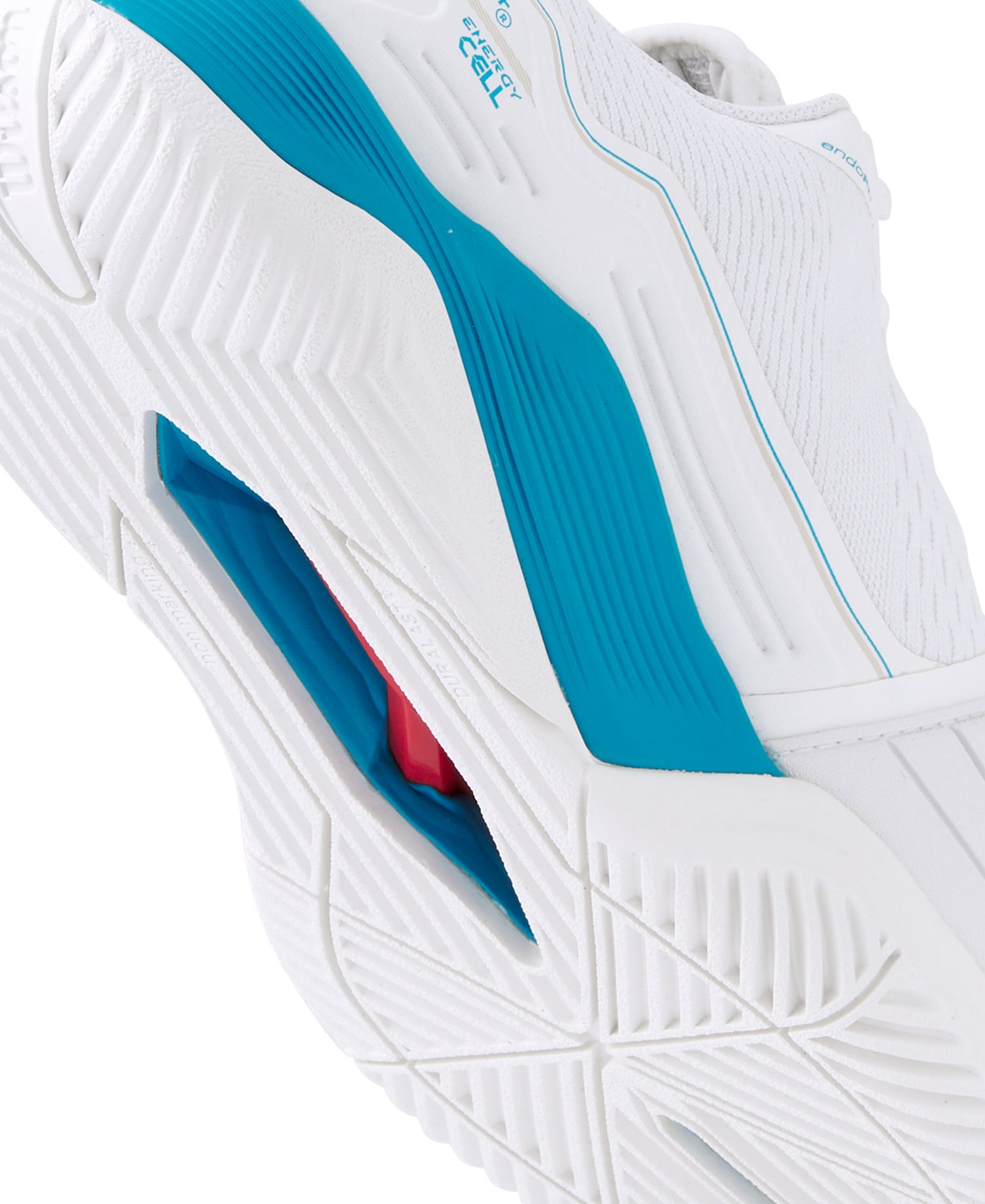 Wilson Rush Pro 4.5 All Court Tennis Shoes (Mens) - White / White / Atomic Blue