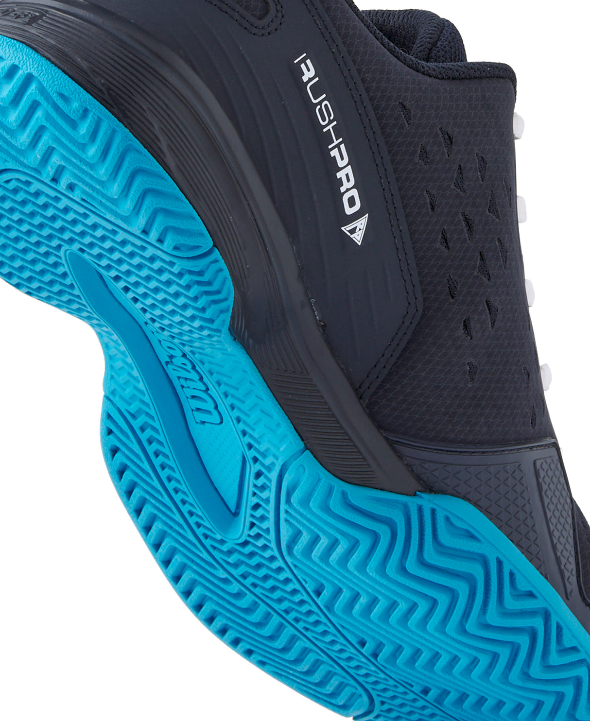 Wilson Rush Pro L Junior All Court Tennis Shoes - Navy Blazer / White / Atomic Blue