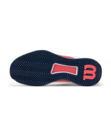 Wilson Intrigue Tour Clay Tennis Shoes (Ladies) - White / Navy Blazer / Dubarry