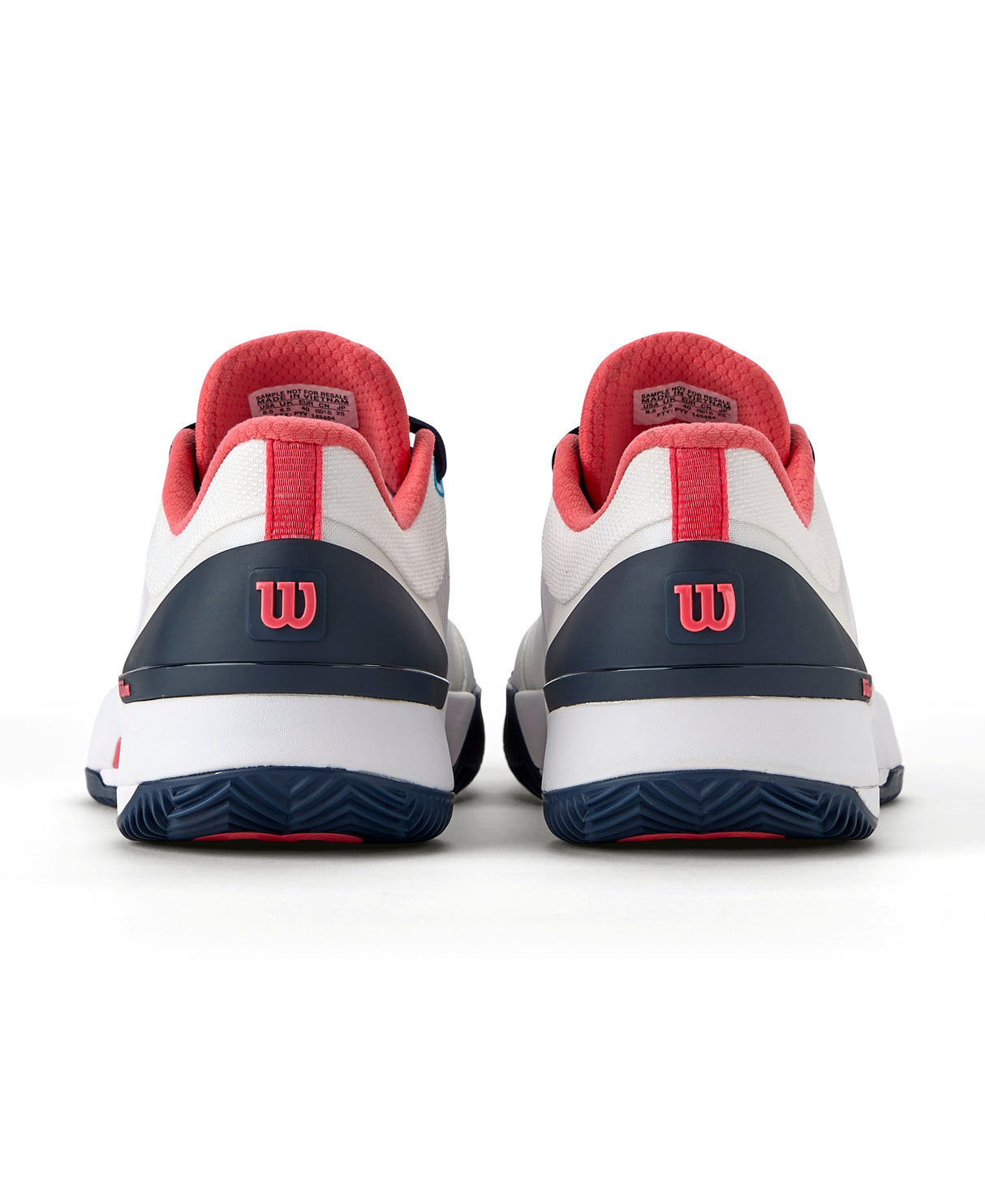 Wilson Intrigue Tour Clay Tennis Shoes (Ladies) - White / Navy Blazer / Dubarry