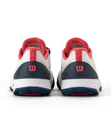 Wilson Intrigue Tour Clay Tennis Shoes (Ladies) - White / Navy Blazer / Dubarry