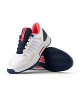 Wilson Intrigue Tour Clay Tennis Shoes (Ladies) - White / Navy Blazer / Dubarry
