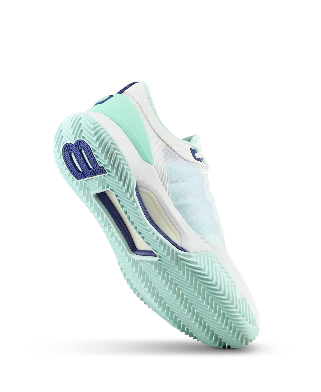 Wilson Intrigue Tour Clay Tennis Shoes (Ladies) - White/Bay/Skipper Blue