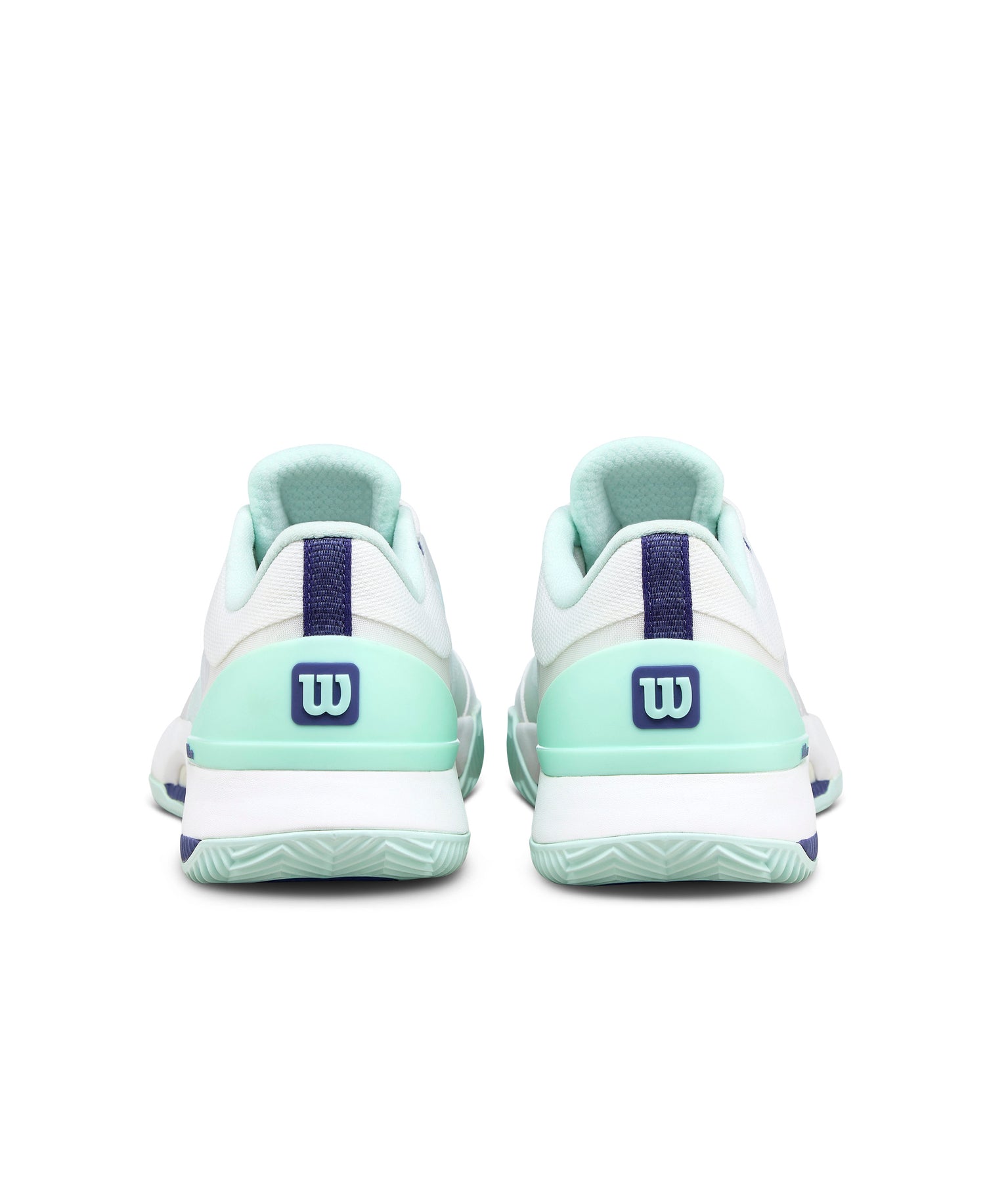 Wilson Intrigue Tour Clay Tennis Shoes (Ladies) - White/Bay/Skipper Blue