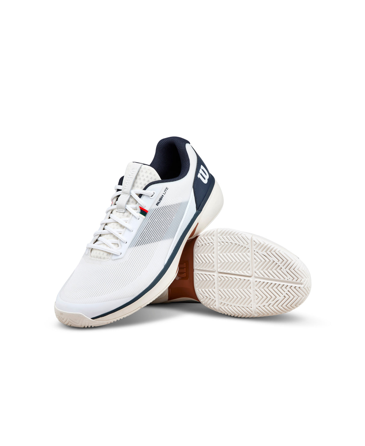 Wilson Rush Lite Clay Court Tennis Shoe (Mens) - White/Navy