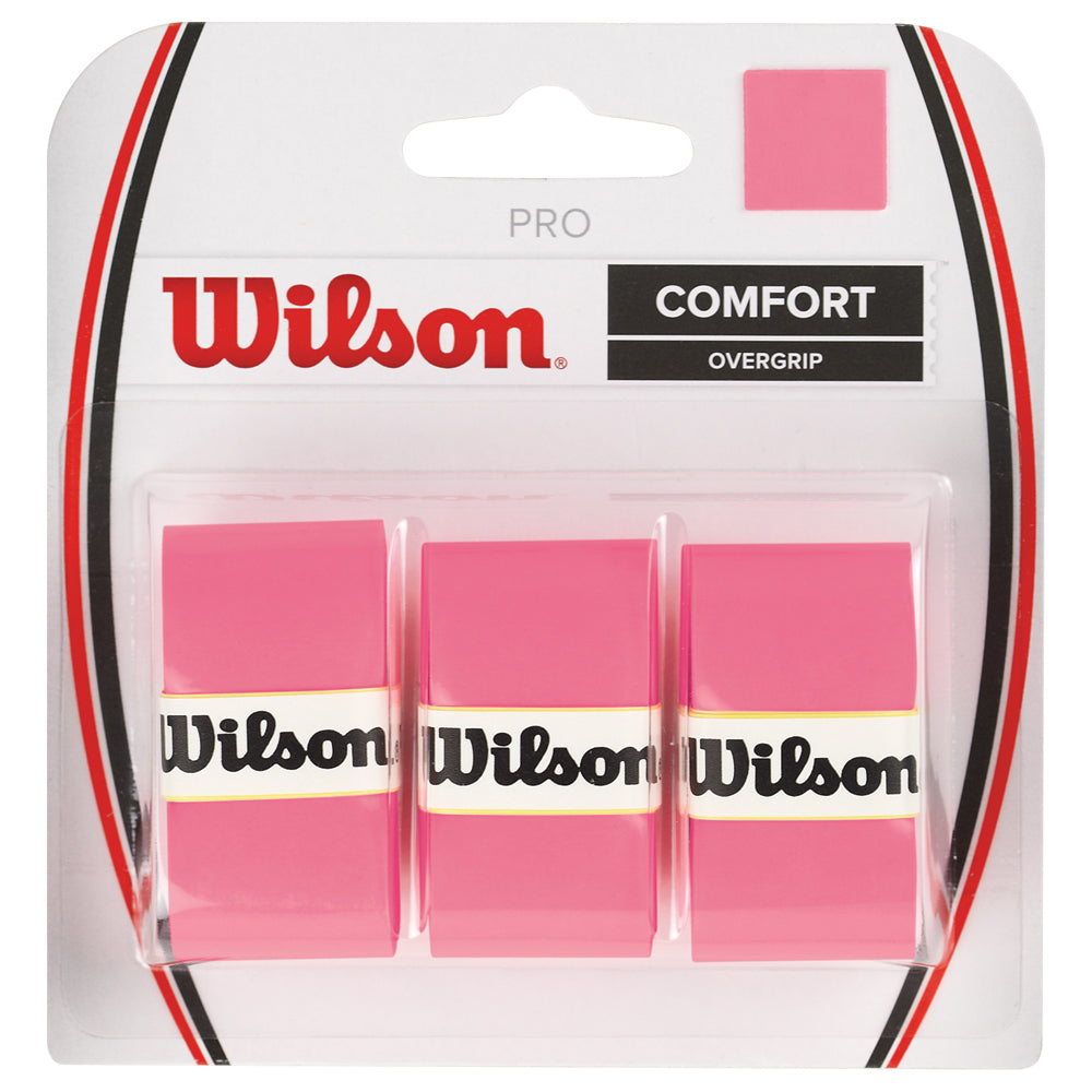 Wilson Pro Overgrip - Optic Pink (3 Pack)