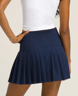 Wilson Midtown Tennis Skirt (Ladies) - Classic Navy