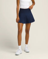 Wilson Midtown Tennis Skirt (Ladies) - Classic Navy