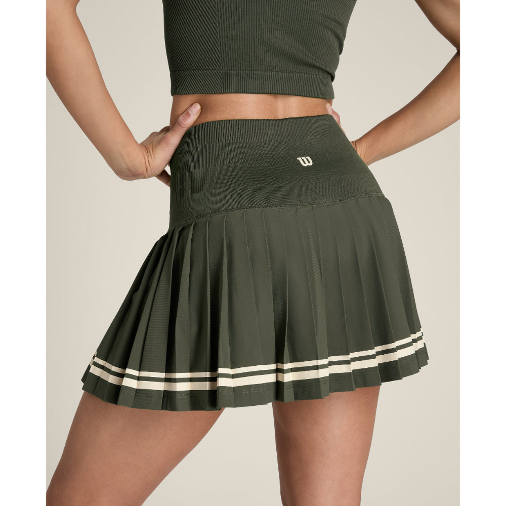 Wilson Midtown Tennis Skirt (Ladies) - Grape Leaf