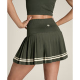 Wilson Midtown Tennis Skirt (Ladies) - Grape Leaf