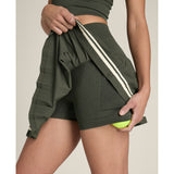 Wilson Midtown Tennis Skirt (Ladies) - Grape Leaf