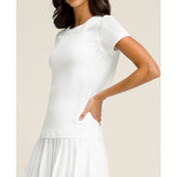 Wilson Pro Seamless Tee (Ladies) - Bright White