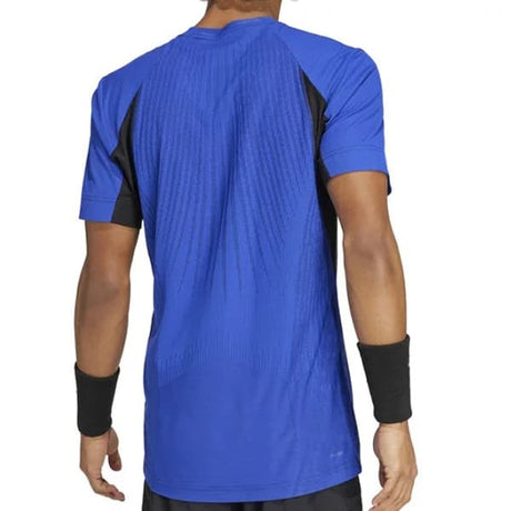 Adidas Pro AirChill Freelift Tennis T-Shirt (Mens) - Lucid Blue/Black