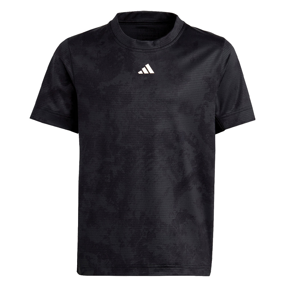 Adidas Paris Tennis T-Shirt (Boys) - Carbon