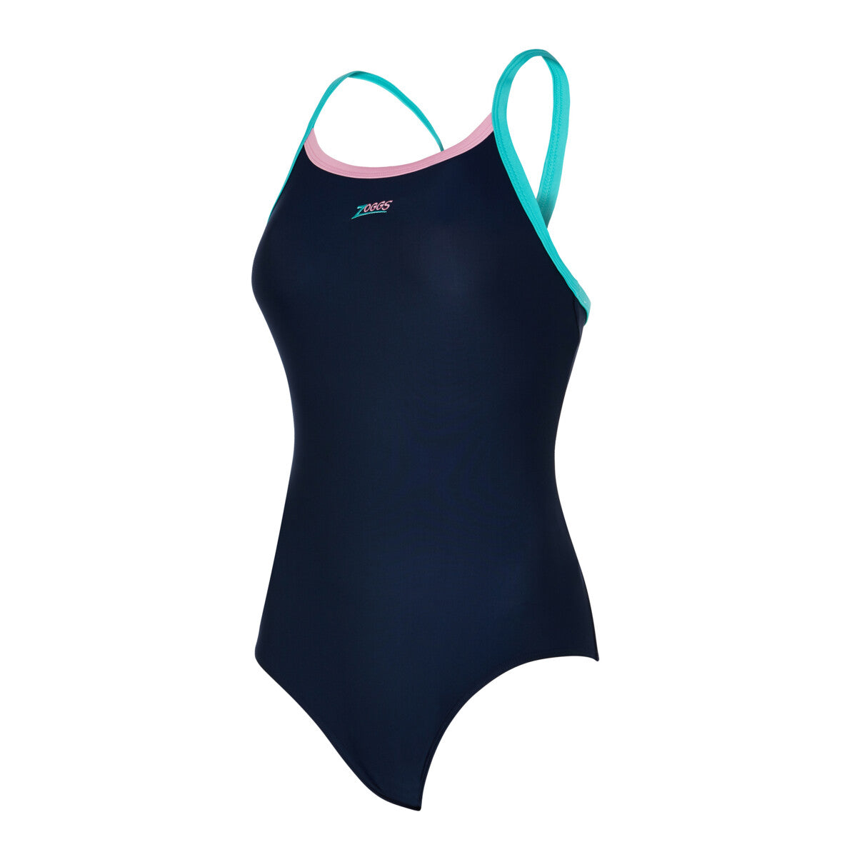 Swimming Costume Zoggs Cannon Strike Back Women -Navy/Mint/Pink