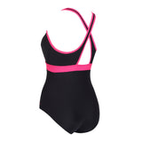 Swimming Costume Zoggs Dakota Crossback Women -Black/Magenta