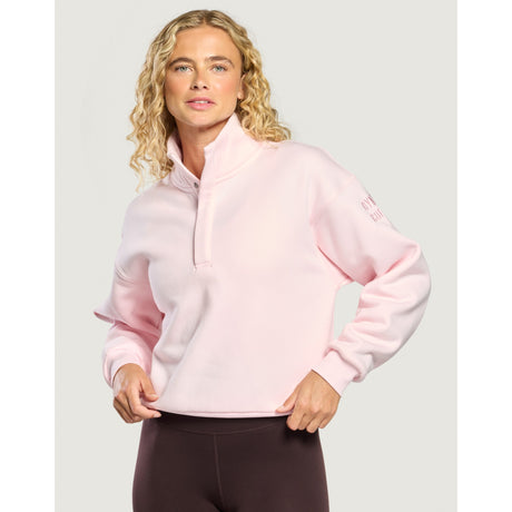 Gym+Coffee Daily Snap Collar Sierra Sweatshirt (Ladies) - Ballet Pink - photo 7