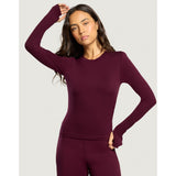 Gym+Coffee Day Kind Long Sleeve (Ladies) - Cherry Crush - photo 2
