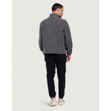 Gym+Coffee Half Zip Polar Fleece (Mens) - Dark Heather Grey - photo 3