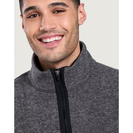 Gym+Coffee Half Zip Polar Fleece (Mens) - Dark Heather Grey - photo 6