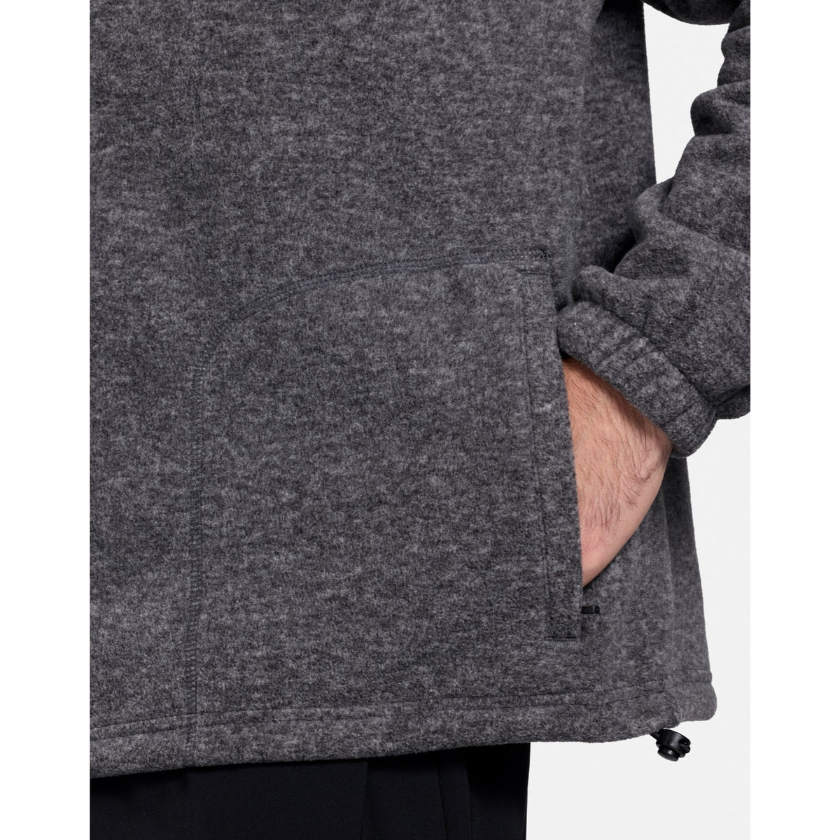 Gym+Coffee Half Zip Polar Fleece (Mens) - Dark Heather Grey - photo 9