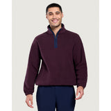 Gym+Coffee Half Zip Polar Fleece (Mens) - Grape Noir - photo 10
