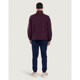 Gym+Coffee Half Zip Polar Fleece (Mens) - Grape Noir - photo 2