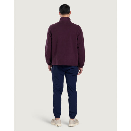 Gym+Coffee Half Zip Polar Fleece (Mens) - Grape Noir - photo 2