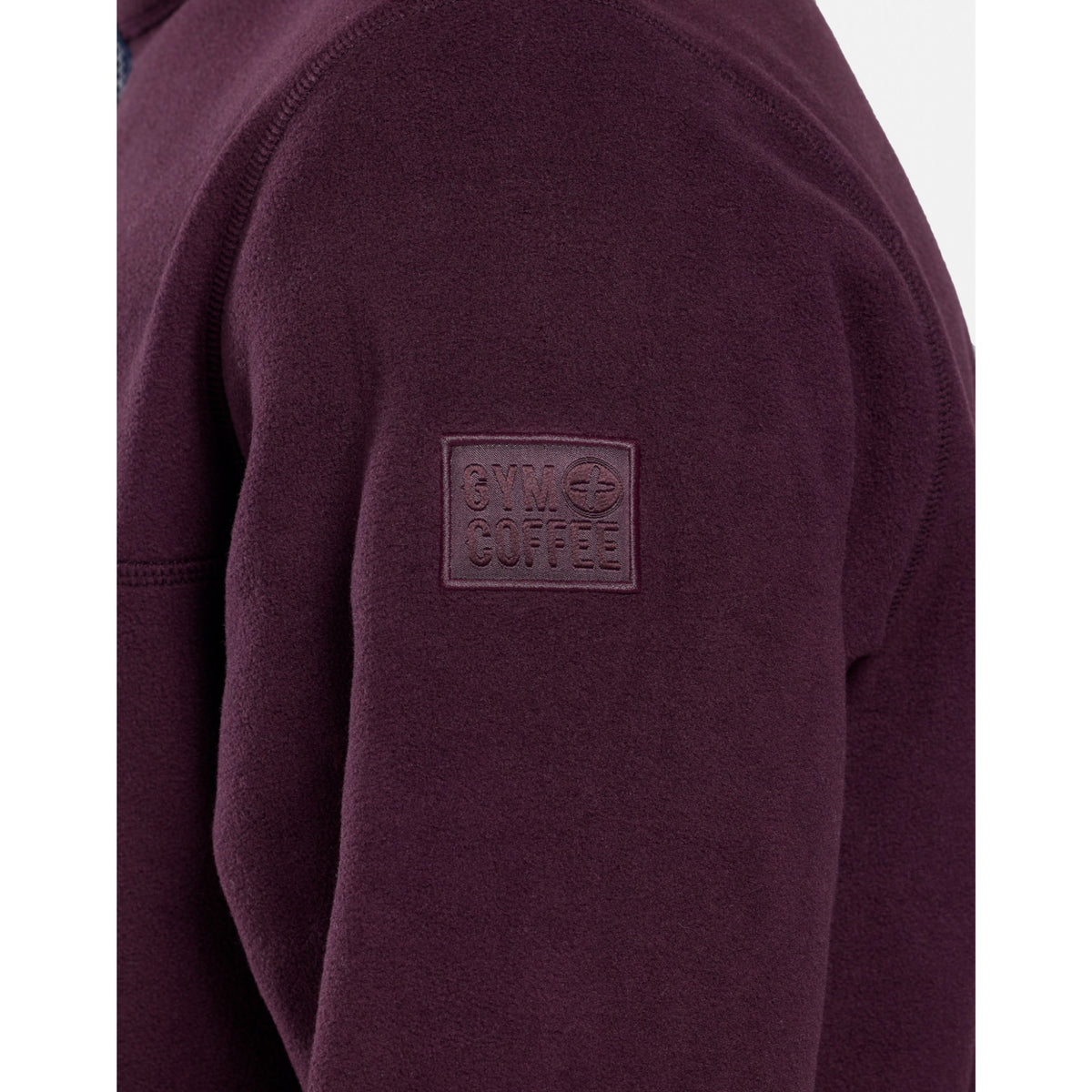 Gym+Coffee Half Zip Polar Fleece (Mens) - Grape Noir - photo 4