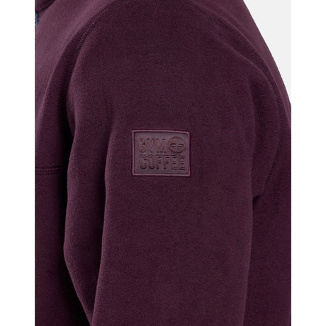 Gym+Coffee Half Zip Polar Fleece (Mens) - Grape Noir - photo 4