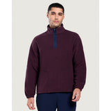Gym+Coffee Half Zip Polar Fleece (Mens) - Grape Noir - photo 7