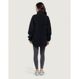 Gym+Coffee Horizon Longline Half Zip (Ladies) - Black - photo 2
