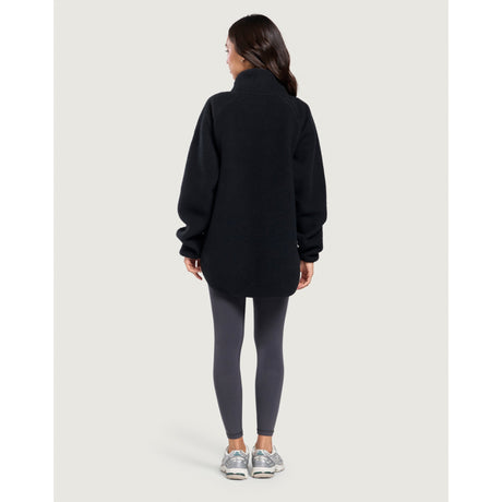 Gym+Coffee Horizon Longline Half Zip (Ladies) - Black - photo 2