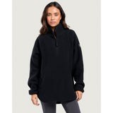 Gym+Coffee Horizon Longline Half Zip (Ladies) - Black - photo 9
