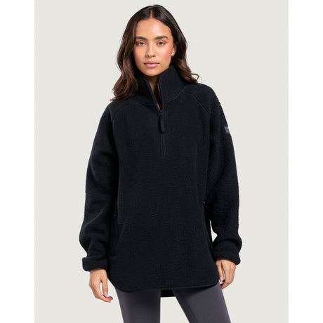 Gym+Coffee Horizon Longline Half Zip (Ladies) - Black - photo 9