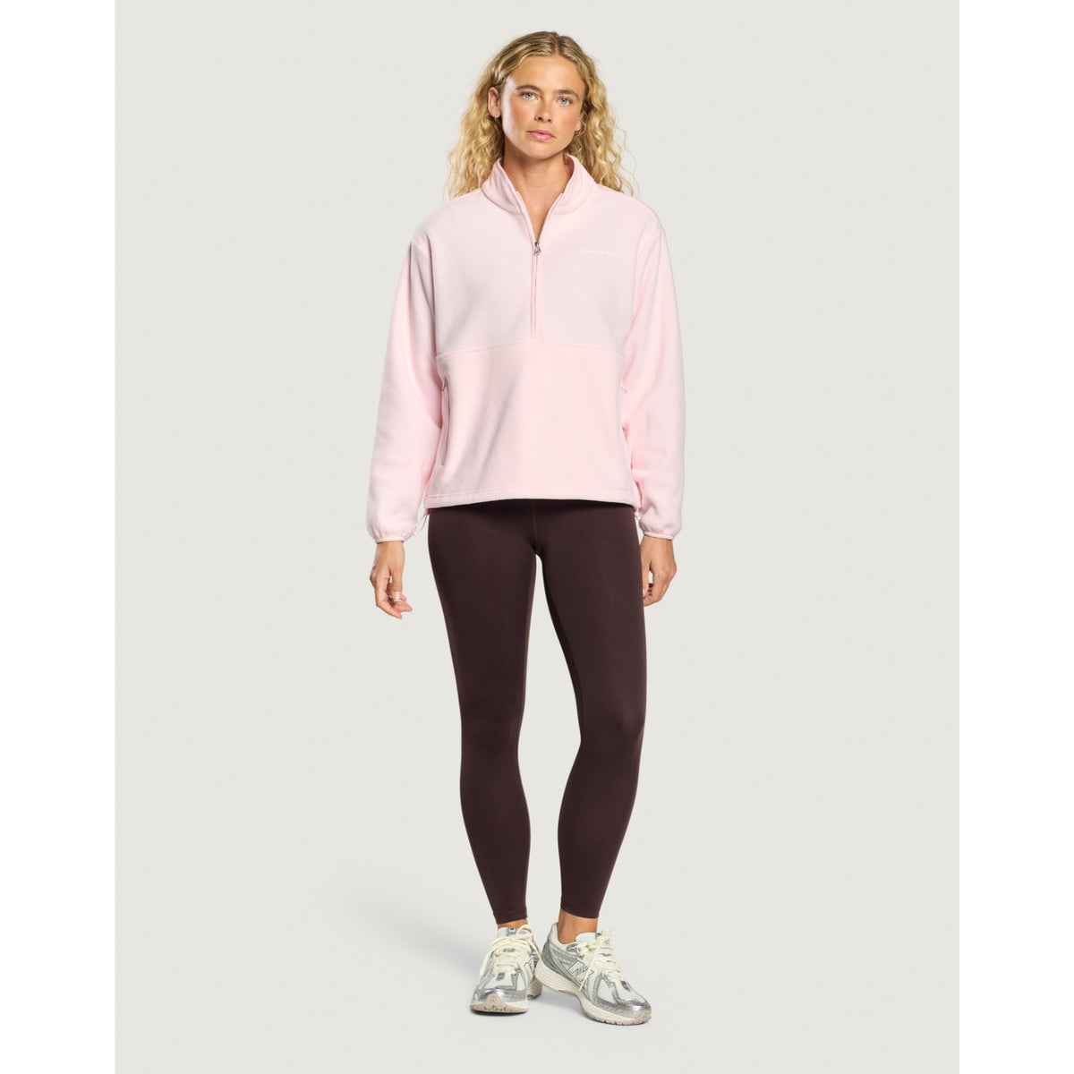 Gym+Coffee Polar Half Zip Fleece (Ladies) - Ballet Pink - photo 9