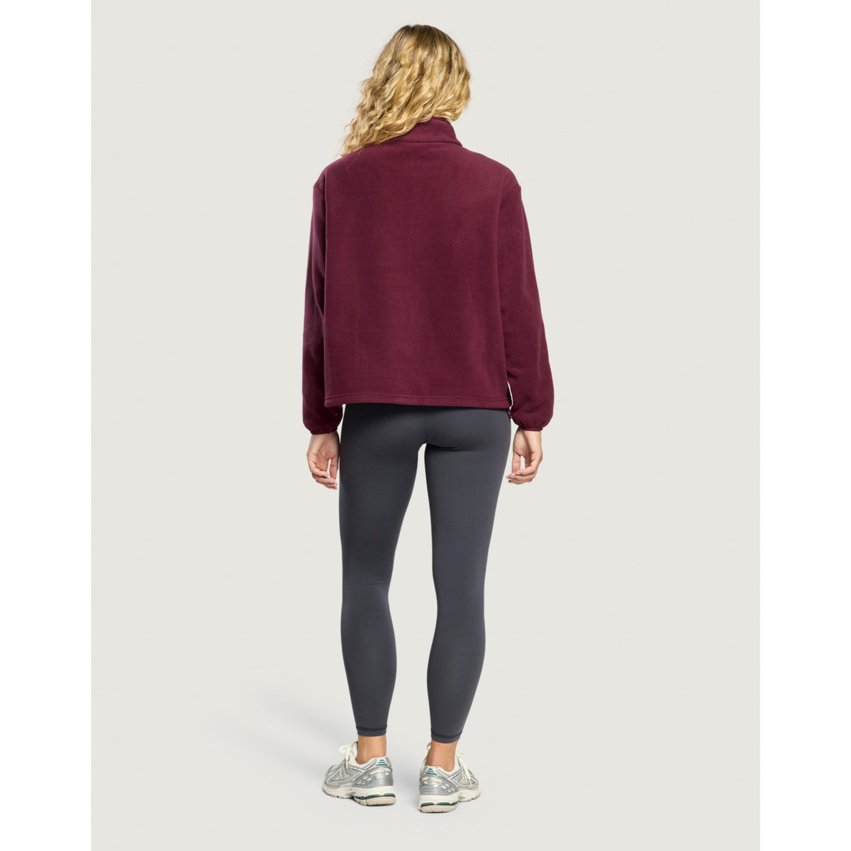 Gym+Coffee Polar Half Zip Fleece (Ladies) - Cherry Crush - photo 3