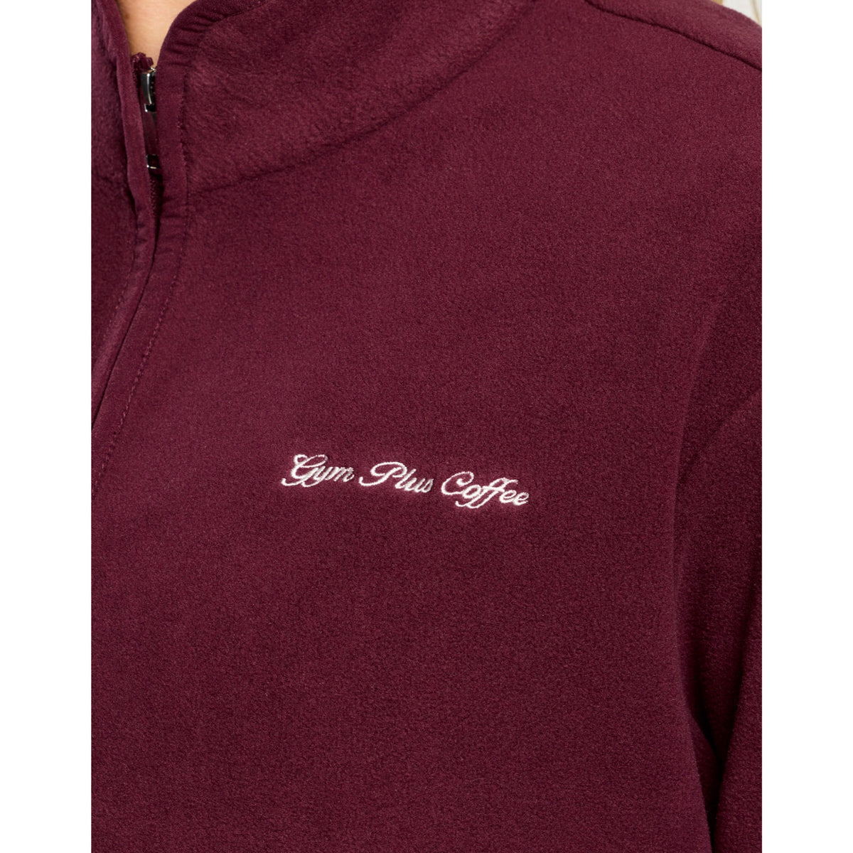 Gym+Coffee Polar Half Zip Fleece (Ladies) - Cherry Crush - photo 4